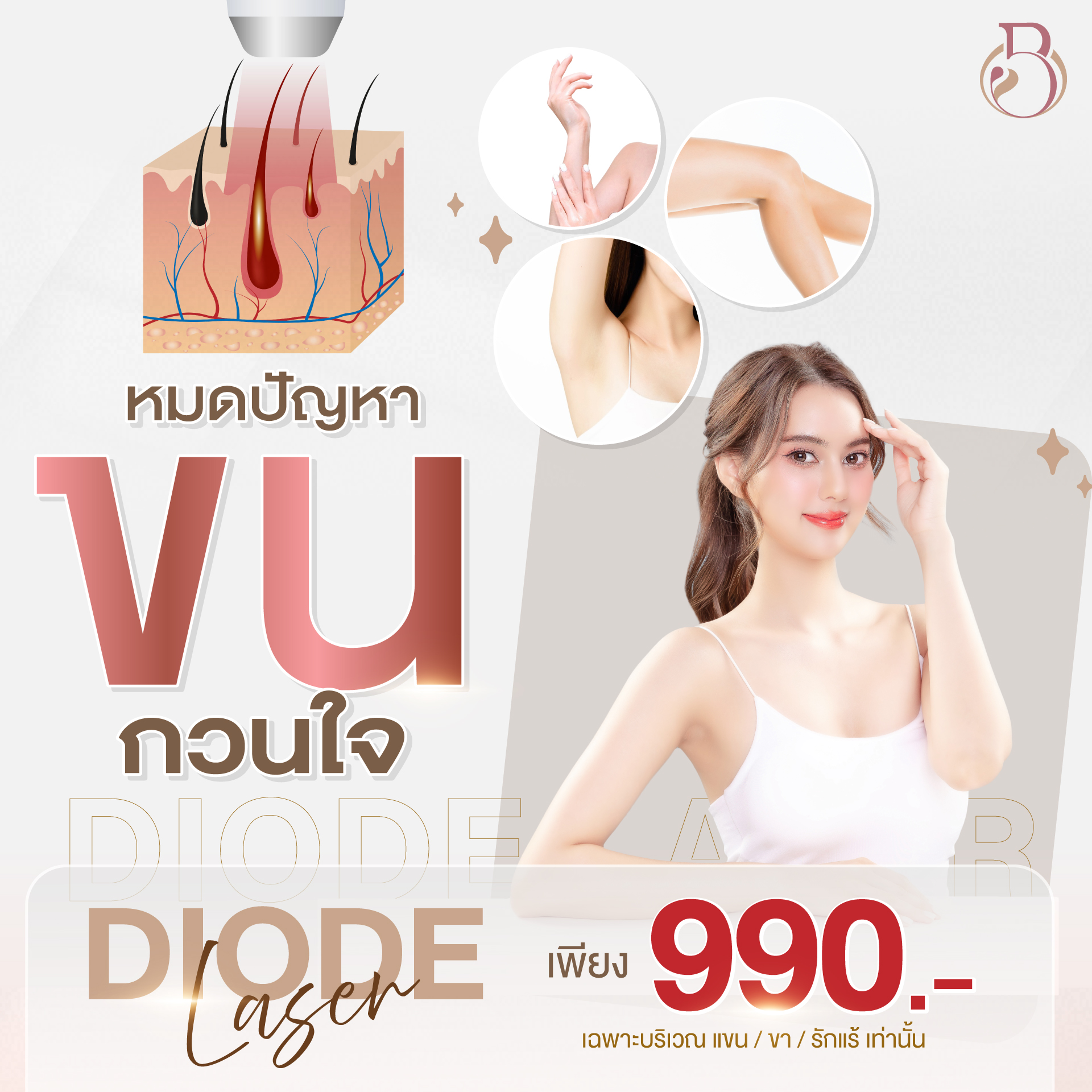 ขน กำกัดขน เลเซอร์ขน